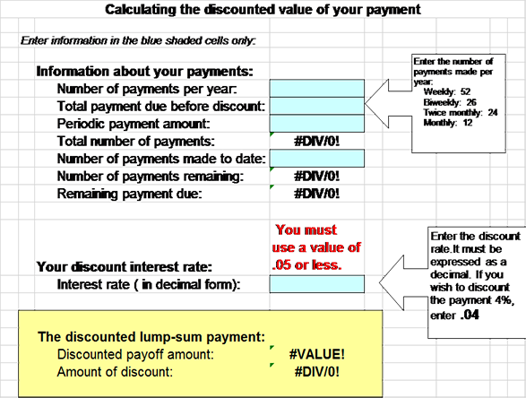 Workers' compensation lump-sum calculator image